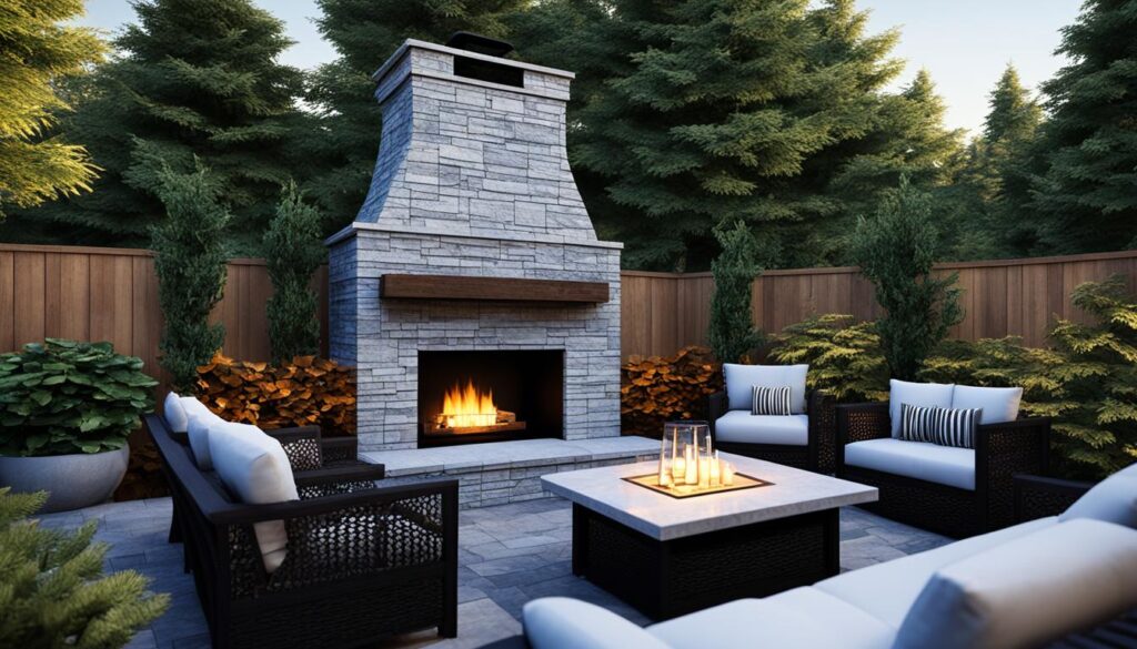 Outdoor fireplace ideas