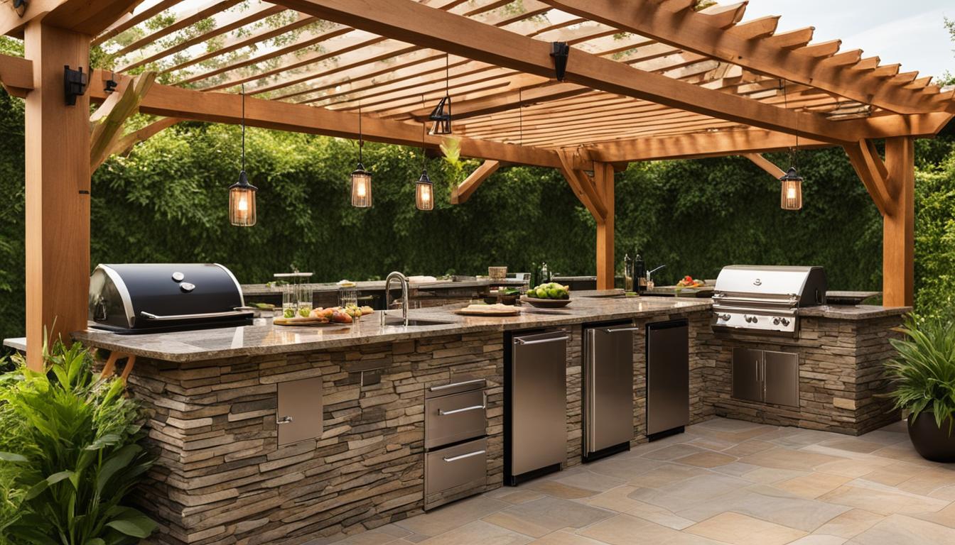 how to build an outdoor kitchen